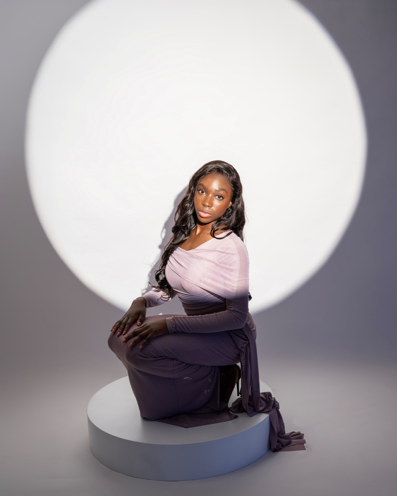 Spotlight portrait