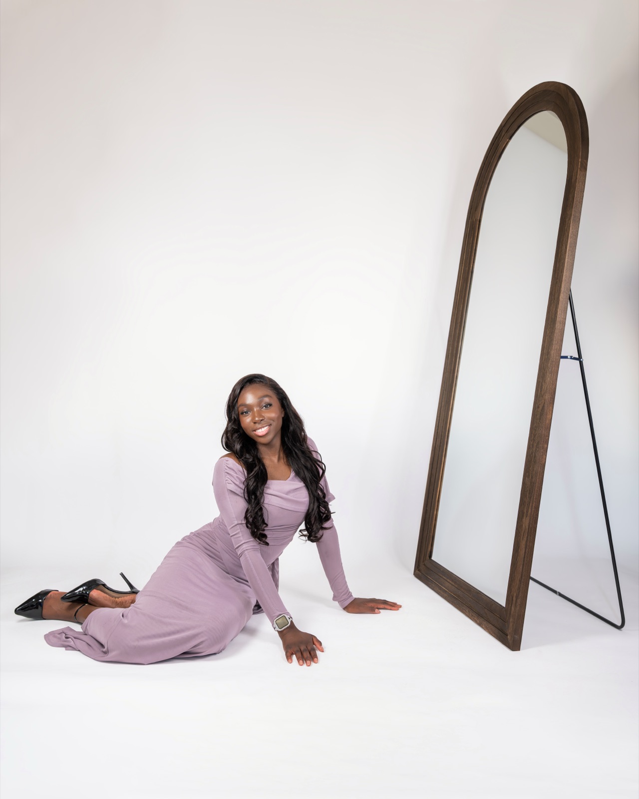 Studio mirror portrait